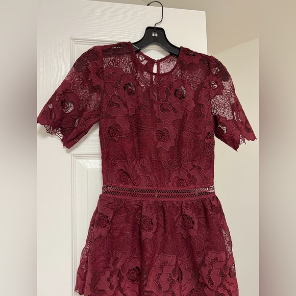 Self Portrait Fairycore Tiered Guipure Floral Lace Maxi Dress - Picture 7 of 11